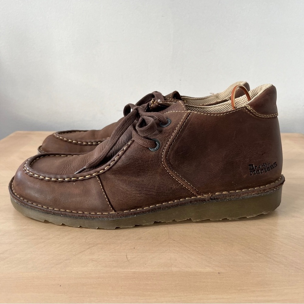 Dr. Martens Brown Leather Chukka Boots